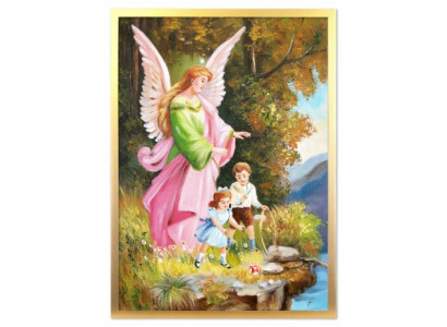 Engel der Kinder Handarbeit Ölbilder Gemälde Leinwand Ölbild Bild G119749