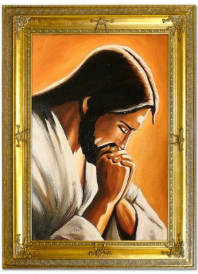 Gebetender Christ Handarbeit Ölbilder Gemälde Leinwand Ölbild G119157