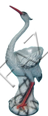 Design Vasen Statue Reiher Vase Deko Blumentopf Dekoration Skulptur Töpfe Neu