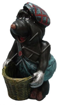 Design Maulwurf Vase Skulptur Figur Statue Statuen Figuren Dekoration Neu Design