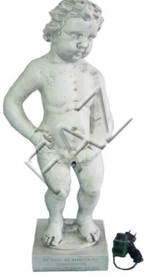 Design Teich Pumpe Skulptur Statue Statuen Figuren Garten Figur Skulpturen Deko
