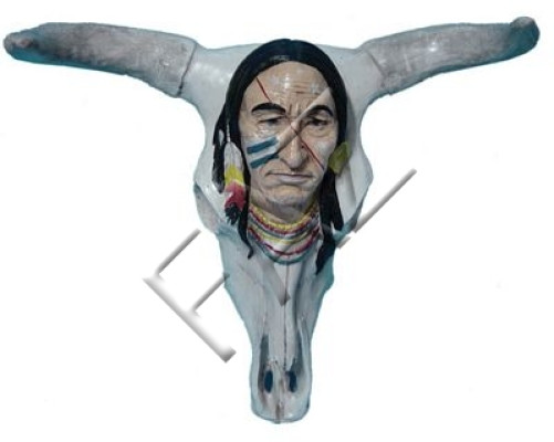 Design Inder Figur Statue Skulptur Indianer Figuren Skulpturen Dekoration Deko