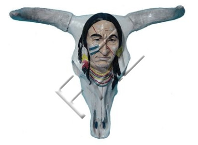 Design Inder Figur Statue Skulptur Indianer Figuren Skulpturen Dekoration Deko