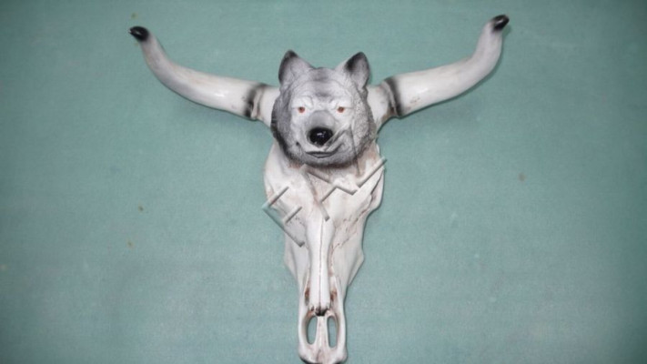 Figur Statue Skulptur Figuren Skulpturen Dekoration Deko Wand Bild Abstrakt Neu