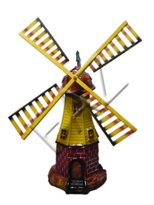 Design Mühle Figur Statue Skulptur Figuren Skulpturen Dekoration Deko Neu