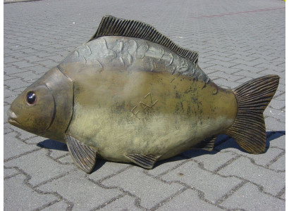 Design Fisch Figur Statue Skulptur Figuren Skulpturen Dekoration Deko Karpfen