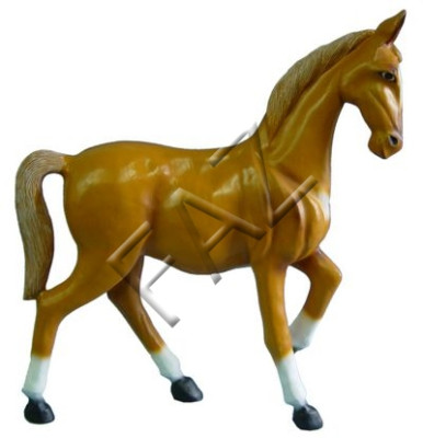 Design Pferd Figur Garten Statue Skulptur Figuren Skulpturen Dekoration Deko Neu