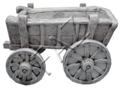 Design Wagen Figur Garden Statue Skulptur Figuren Skulpturen Dekoration Deko Neu