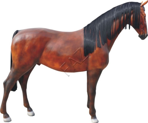 XXL Design Pferd Figur Statue Skulptur Figuren Skulpturen Dekoration Lebensgroß