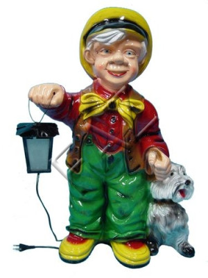 Figur Garten Statue Skulptur Figuren Skulpturen Dekoration 73 cm Deko Laterne