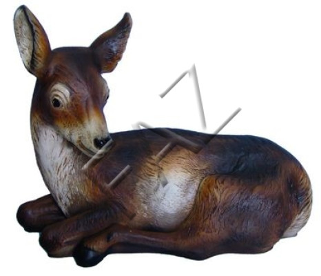 Figur Garten Statue Skulptur Figuren Skulpturen Dekoration Deko Hirsch Statuen