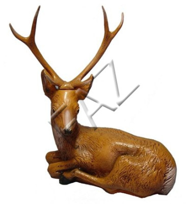 Statuen Hirsch Figur Garten Statue Skulptur Figuren Skulpturen Dekoration Neu