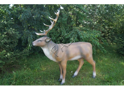 Design Hirsch Figur Garten Statue Skulptur Figuren Skulpturen Dekoration  Neu