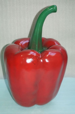 Design Paprika Figur Garten Statue Skulptur Figuren Skulpturen Dekoration b394