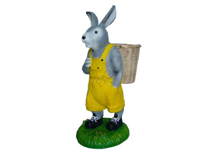 Design Hase Figur Garten Statue Skulptur Figuren Skulpturen Dekoration Neu C222