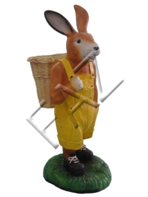 Design Hase Figur Garten Statue Skulptur Figuren Skulpturen Dekoration Neu C222