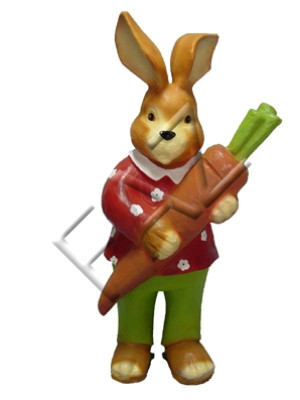 Design Hase  Figur Garten Statue Skulptur Figuren Skulpturen Dekoration C253