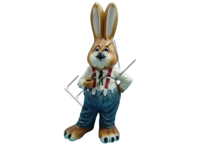 Design Hase Figur Garten Statue Skulptur Figuren Skulpturen Dekoration Neu C288