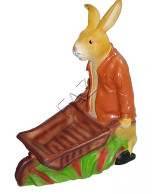 Design Hase Figur Garten Statue Skulptur Figuren Skulpturen Dekoration c335