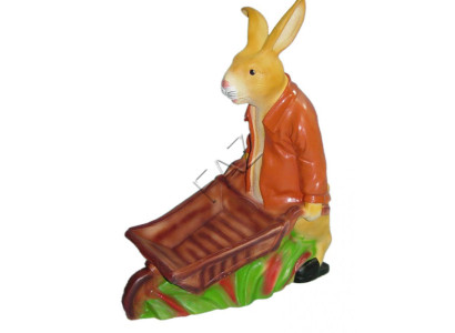 Design Hase Figur Garten Statue Skulptur Figuren Skulpturen Dekoration c335