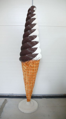 XXL Eis Diele Werbung Aufsteller Figur  Garten Dekoration Deko Werbe Laden B364