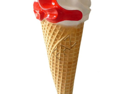 XXL Eis Diele Werbung Aufsteller Figur Garten Dekoration Deko Werbe Laden B377a