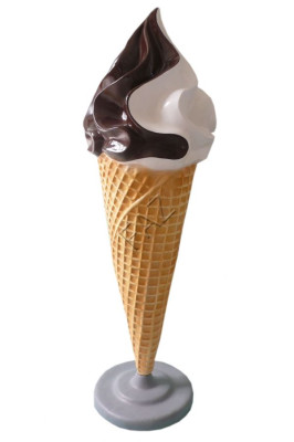 XXL Eis Diele Werbung Aufsteller Figur Garten Dekoration Deko Werbe Laden B377a