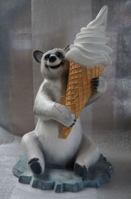 XXL Eis Diele Werbung Aufsteller Figur  Garten Dekoration Deko Werbe Laden B347a