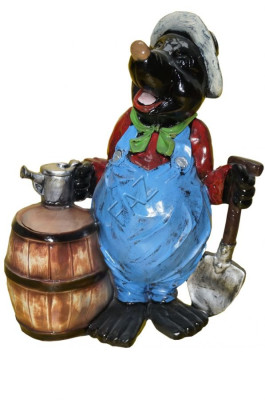 Design Maulwurf Figur Garten Statue Skulptur Figuren Skulpturen Dekoration Neu