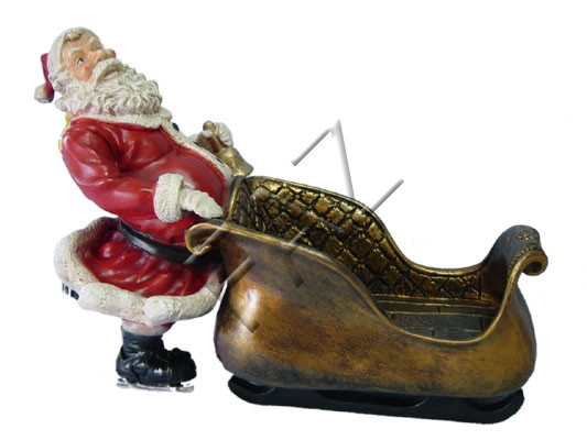 Design Weihnachtsmann Figur Garten Statue Skulptur Figuren Skulpturen Deko Neu