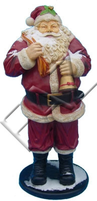 Design Weihnachtsmann Gross Laminat  Statue Skulptur Figuren Skulpturen XXL Neu