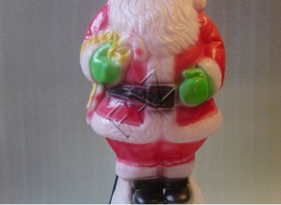 Design Weihnachtsmann Lampe Garten Statue Skulptur Figuren Skulpturen Nikolaus