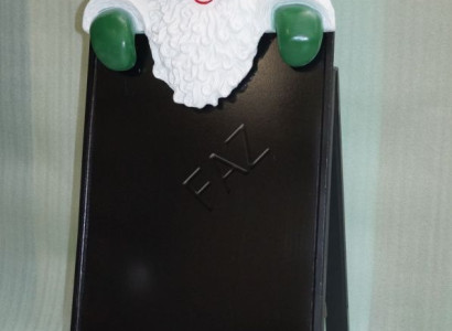 Design Weihnachtsmann mit Tafel  Garten Statue Skulptur Figuren Skulpturen Neu