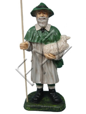 Design Schafhirt Figur Garten Statue Skulptur Figuren Skulpturen Deko Neu