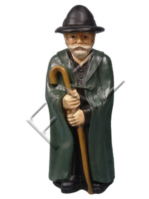 Statuen Schäfer Figur Garten Statue Skulptur Figuren Skulpturen Deko Hirte 95cm