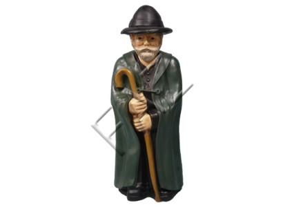 Statuen Schäfer Figur Garten Statue Skulptur Figuren Skulpturen Deko Hirte 95cm