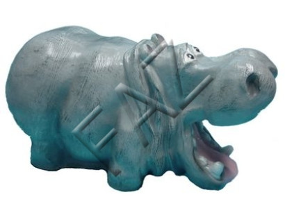 Design Hippo Figur Statue Skulptur Figuren Skulpturen Garten Decoration Neu
