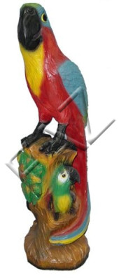 Design Papagei Figur Statue Skulptur Figuren Skulpturen Garten Dekoration Deko