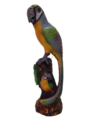 Design Papagei Figur Statue Skulptur Figuren Skulpturen Garten Dekoration Deko