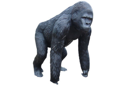 Design Gorilla Abstrakt Figur Statue Skulptur Figuren Skulpturen Garten Deko Neu