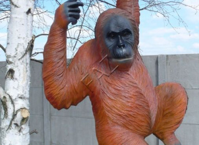 Design Orangutan Affe Figur Statue Skulptur Figuren Skulpturen Garten Statuen