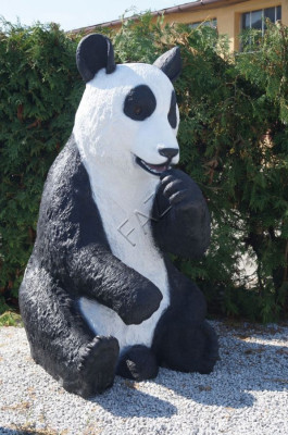 Design Panda Figur Statue Skulptur Figuren Skulpturen Garten Dekoration Deko Neu