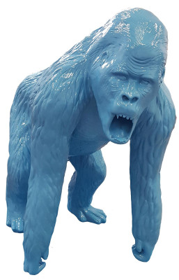 Abstrakte Deko Figur Statue Skulptur 130cm Figuren Statuen Skulpturen Gorilla