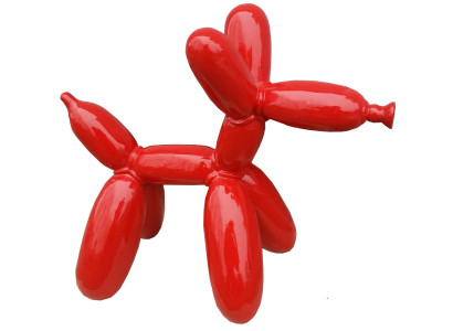 Abstrakte Ballon Hund Deko Figur Statue Skulptur 57cm Figuren Skulpturen Statuen