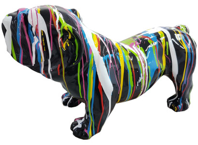 Abstrakte Deko Figur Statue Skulptur 32cm Figuren Statuen Skulpturen Hund A515D