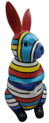 Abstrakte Deko Figur Statue Skulptur 50 cm Figuren Statuen Skulpturen A719 Hase