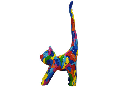 Abstrakte Deko Figur Statue Skulptur 190cm Figuren Statuen Skulpturen Katze Neu