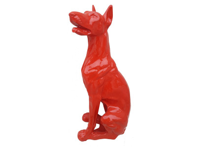 Abstrakte Deko Figur Statue Skulptur 80 cm Figuren Statuen Skulpturen Doberman