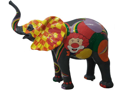 Abstrakte Deko Figur Statue Skulptur 160cm Figuren Statuen Skulpturen Elefant
