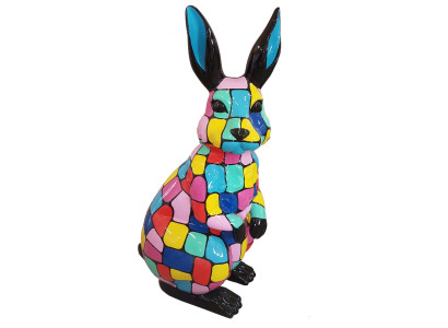 Abstrakte Hase Deko Figur Statue Skulptur Figuren Statuen Skulpturen Modern Neu